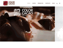 Tablet Screenshot of colorcacao.com